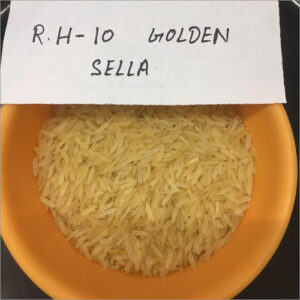 RH-10 Golden Sella Rice in a bowl