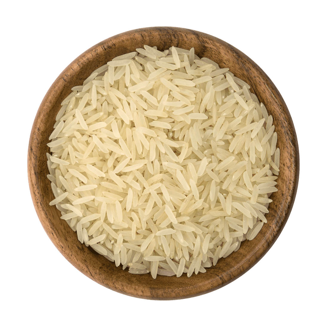 RH-10 White/ Creamy Sella Rice in a bowl