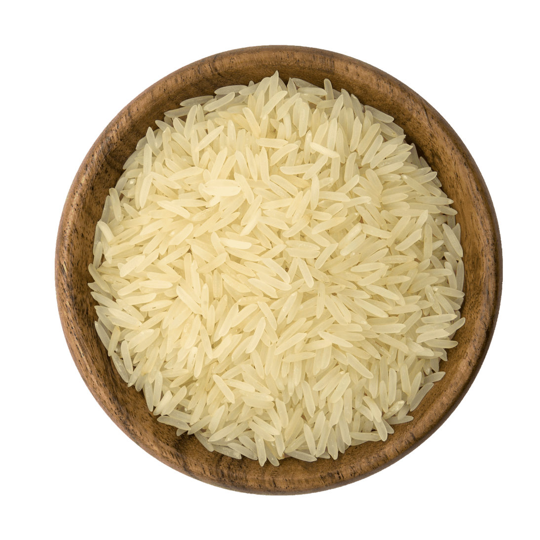 Sharbati White/ Creamy Sella Rice in a bowl