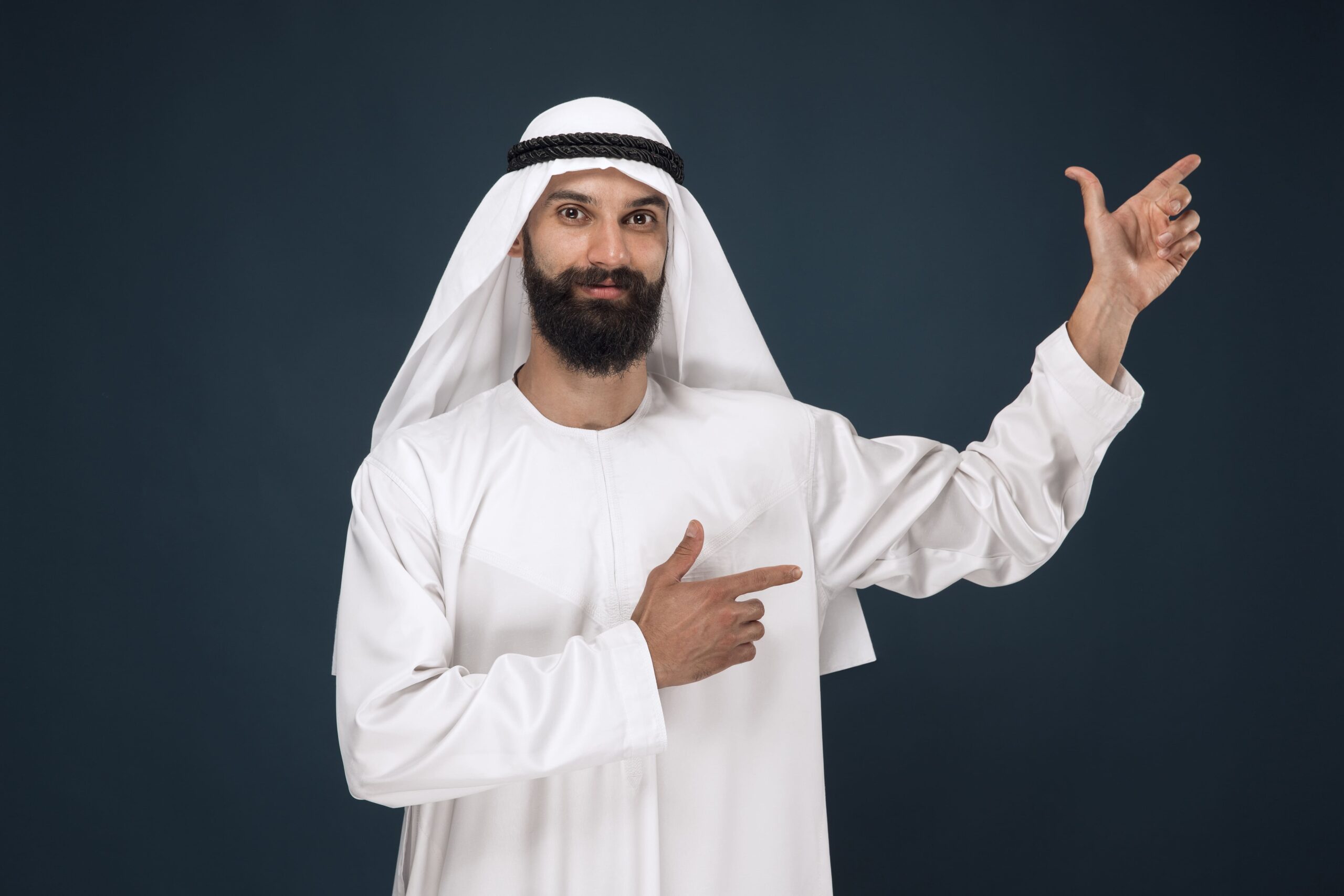 portrait-arabian-saudi-man-young-male-model-smiling-pointing